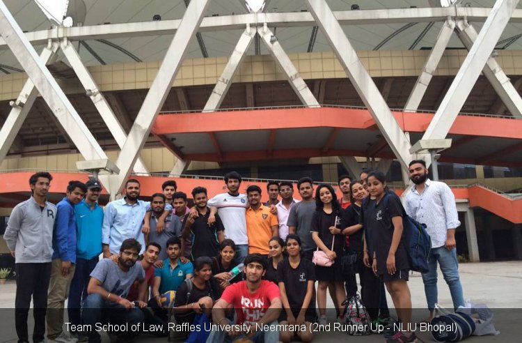 Raffles University secured 2 Runner Up Of Sports Fest (Virdhuka 2015)